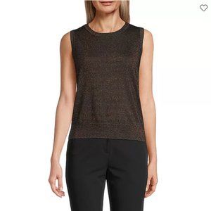 NWOT Worthington sleeveless copper top, size M